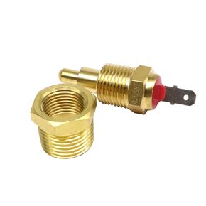 Electric Engine Cooling Fan Thermostat Temperature Sensor Switch with 3/8" Pipe Thread, 185 to 200 Degree Electric Engine Cooling Fan Thermostat Temperature Sensor Switch, Fits 10" 12" 14" 16 Fan