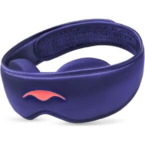Manta Silk Sleep Mask - Luxury Silk Eye Mask with Pure Silk Eye Cups, Gentle on Skin & Hair, Breathable, Sleep Mask withTapered Fit for Comfort, Adjustable Head Strap, True 100% Blackout Silk Eye Mask