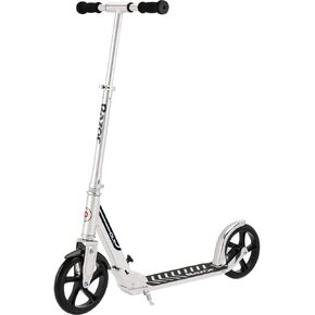 Razor A5 DLX Kick Scooter for Kids Ages 8+ - 8" Urethane Wheels, Foldable, Anti-Rattle Handlebars, for Riders up to 220 lbs