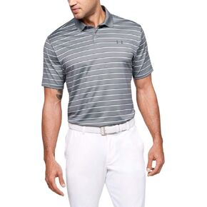 Under Armour Men's Performance 2.0 Novelty Golf Polo , Steel (036)/Pitch Gray , Medium