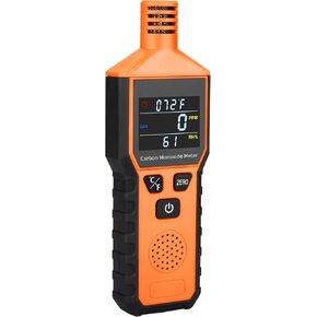 كاشف أول أكسيد الكربون المحمول يعمل بالبطارية، جهاز قياس أول أكسيد الكربون المحمول، درجة حرارة العرض الرقمي 3 في 1 (درجة فهرنهايت)، الرطوبة ومستوى ثاني أكسيد الكربون (0-1000PPM)، مراقب ثاني أكسيد الكربون للسفر والتخييم والسيارة وغرفة الفندق in Kuwait