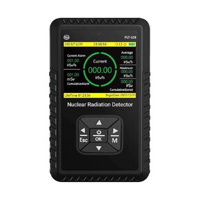 Geiger Counter Nuclear Radiation Detector - Portable Handheld Beta Gamma X-ray Radiation Monitor Meter, Nuclear Wastewater, Seafood Detection Radiation Dosimeter with LCD Display,Rechargeable