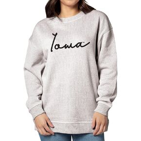 chicka-d Women's Warm Up Crew Sweatshirt