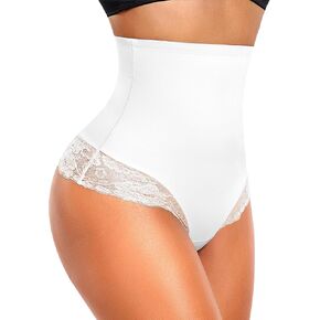 Werena Tummy Control Thong Shapewear For Women Seamless High Waist Shaping Thong Panties Body Shaper Girdle Underwear