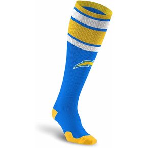 For Bare Feet NFL Adult Knee High-Performance Socks, Unisex Design, Recovery Wellness Exercise Accessory