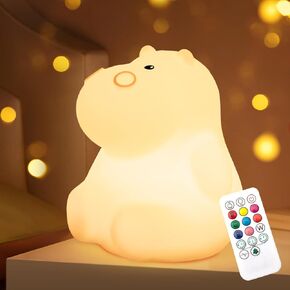 Nice Dream Fox Night Light for Kids, 9 Color Changing Baby Night Light with Remote＆Timer, Rechargeable Fox Kids Night Lamp for Boys Girls Nursery Bedroom, Kids Kawaii Gifts (7.4"x4.8"x4.8")