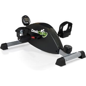 جهاز تمرين دواسة الدراجة من DeskCycle - دراجات ثابتة للمنزل والمكتب - إصدارات قياسية وقابلة للتعديل للارتفاع