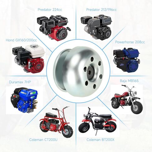 FVRITO Super 30 Series عزم الدوران محول سائق مخلب للمفترس 212cc 196cc 224cc Ghost 6.5hp Hemi Coleman CT200U BT200X Mini Bike CT200U-EX Baja Warior Manco KT196 Go Kart Honda محركات صغيرة in Kuwait