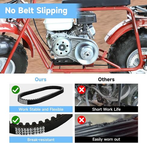 FVRITO Super 30 Series عزم الدوران محول سائق مخلب للمفترس 212cc 196cc 224cc Ghost 6.5hp Hemi Coleman CT200U BT200X Mini Bike CT200U-EX Baja Warior Manco KT196 Go Kart Honda محركات صغيرة in Kuwait