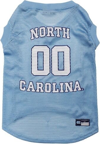 Pets First NCAA North Carolina Tar Heels Basketball Jersey for Dogs & Cats, X-Large - Licensed North Carolina Tar Heels Pet Tank Jersey (UNC-4020-XL) in Saudi Arabia
