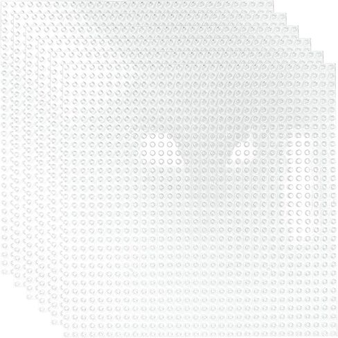 لوحات قاعدة البناء الكلاسيكية من Minizfigs لطوب البناء | متوافق بنسبة 100% مع العلامات التجارية الكبرى-اللوحة الأساسية | 10 × 10 | عبر واضح | للأطفال 3+ | 6 حزم in Kuwait