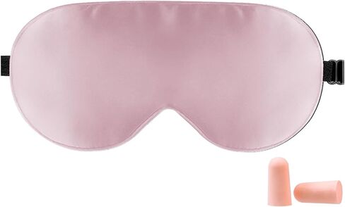 Sleep Mask, Zero Pressure Silk Eye Masks with Adjustable Strap for Sleep, eWish Eye Sleep Shade Cover, Blocks Light for Women and Men (Pink) in Saudi Arabia