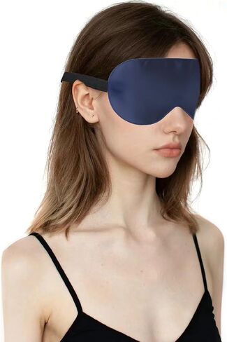 Sleep Mask, Zero Pressure Silk Eye Masks with Adjustable Strap for Sleep, eWish Eye Sleep Shade Cover, Blocks Light for Women and Men (Pink) in Saudi Arabia