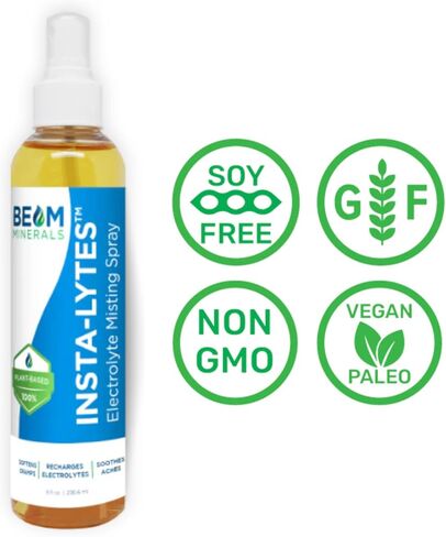 How to Stop Leg Cramps Immediately Electrolyte Misting Spray | Insta-Lytes Natural Liquid Electrolytes | Fulvic Acid Trace Minerals Spray | Fast Micronutrients Supplements - 2oz in Saudi Arabia