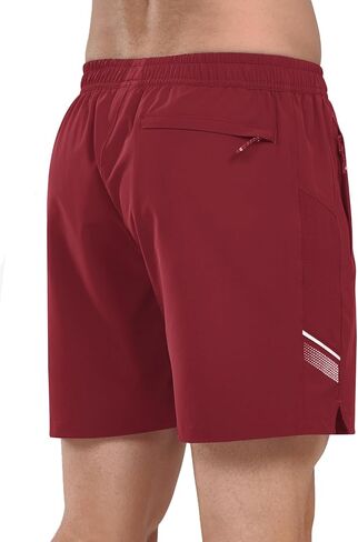 NORTHYARD Men's 5" Athletic Running Shorts Quick Dry Lightweight with Zip Pockets Gym Workout Active in Saudi Arabia