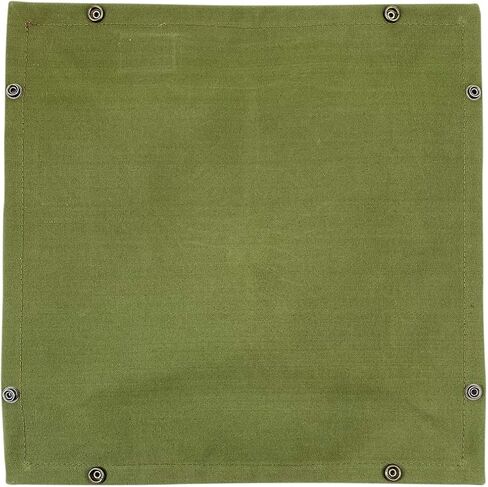 Hide & Drink, Foldable Valet Tray Handmade from Water Resistant Canvas - Perfect Storage for Keys, Change, Coins, Watch, Small Personal Items - Table, Nightstand or Desk Organizer - Olive in Saudi Arabia