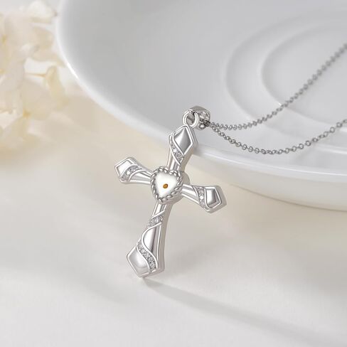 Mountain Mustard Seed Necklace Sterling Silver Faith Can Move Mountains Mustard Seed Mountains Pendant Nature Necklace Viking Jewelry for Women Men Girls Skiers, Hikers, Campers, Climbers and Nature Lovers in Saudi Arabia