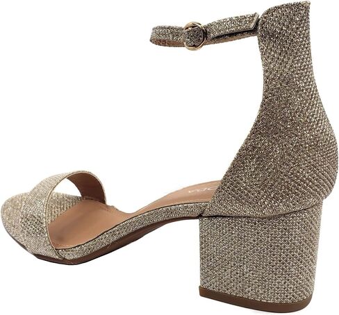 TOP Moda TRENDSup Women Stylish Heels Ankle Straps and Zipper Closure Open Toes Sandals With Medium Block Heels in Saudi Arabia