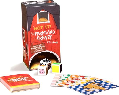 Not it! Camping Chaos Edition Card and Dice Game - Quick-Find Challenge for Family & Friends - Hilarious Fun Adventure Dice Tower Game in Saudi Arabia