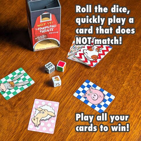 Not it! Camping Chaos Edition Card and Dice Game - Quick-Find Challenge for Family & Friends - Hilarious Fun Adventure Dice Tower Game in Saudi Arabia