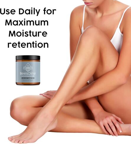 Multi-Purpose Organic Moisturizer Powder Fresh Scent-PETROLEUM FREE, Soothes dry cracked itchy skin, protectant beeswax, promotes healing, reduces stretch marks,1-8oz jar… in Saudi Arabia