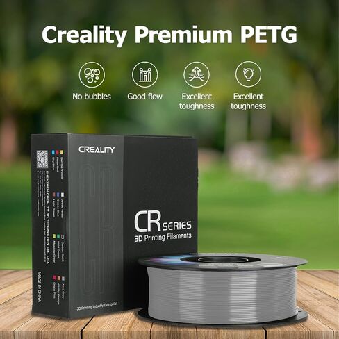 CREALITY Ender PLA + خيوط 1.75 مم، خيوط PLA Pro للطابعة ثلاثية الأبعاد ملفوفة بدقة، بكرة 1 كجم (2.2 رطل)، دقة الأبعاد +/- 0.03 مم، تناسب معظم طابعات FDM ثلاثية الأبعاد، أبيض in Kuwait