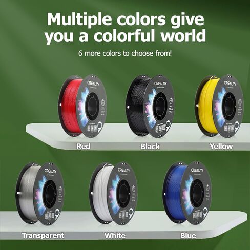 CREALITY Ender PLA + خيوط 1.75 مم، خيوط PLA Pro للطابعة ثلاثية الأبعاد ملفوفة بدقة، بكرة 1 كجم (2.2 رطل)، دقة الأبعاد +/- 0.03 مم، تناسب معظم طابعات FDM ثلاثية الأبعاد، أبيض in Kuwait