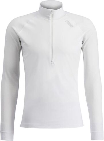 قميص رجالي من Swix Racex بنصف سحاب ومقاوم للرياح وسريع الجفاف وقصة ضيقة وأكمام طويلة in Kuwait