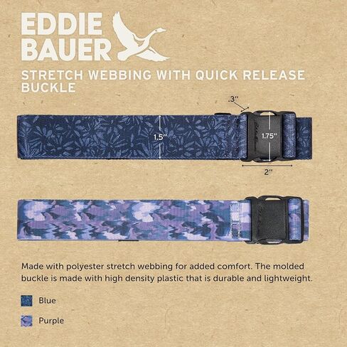 أحزمة Eddie Bauer النسائية النشطة القابلة للتمدد in Kuwait