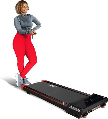 جهاز سير للمشي من ريفو للمنزل مع جهاز تحكم عن بعد | أجهزة المشي المحمولة تحت المكتب بنطاق سرعة يتراوح من 0.5 إلى 4 ميل في الساعة | أقصى وزن 300 رطل وأقصى ارتفاع 6 أقدام و6 بوصات | مدعومة بوعد لمدة عامين in Kuwait