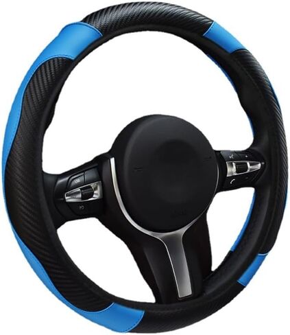 New Diamond Leather Steering Wheel Cover with Bling Bling Crystal Rhinestones, Universal Fit 15 Inch Car Wheel Protector in Saudi Arabia