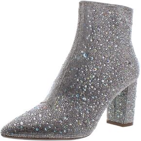 Betsey Johnson Cady Ankle Boot, Black/Multi, 6 W US