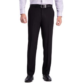 Haggar Mens Premium Comfort Dress Pant-Straight Fit Flat Front Reg. and Big & Tall