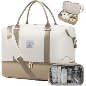 LOVEVOOK Travel Bag Weekender Bags for Women, Carry on Overnight Bag with Shoe Compartment,Duffle Bag with Laptop Pocket,Hospital Bag for Labor Delivery,Gym Tote Bag with Toiletry Bag