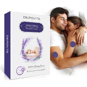 Sleep Patches 60pcs, Lavender and Chamomile, Extra Strength, Overnight Application