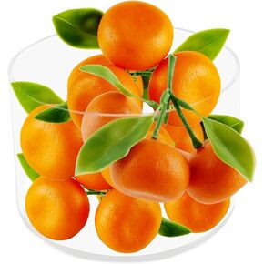 Artificial Orange, 5 Clusters Mini Fake Orange Simulation Fruits for Realistic Model Decoration Wedding Home Party Kitchen Festival Bowl Tray in Kuwait