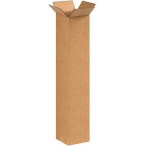 BOXES FAST 8x8x42 Tall Corrugated Boxes, Tall, 8L x 8W x 42H, Pack of 20 | Shipping, Packaging, Moving, Storage Box for Home or Business, Strong Wholesale Bulk Boxes