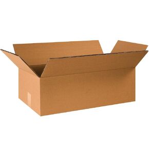 Ship Now Supply SNHD24128DW Double Wall Boxes, 24"L x 12"W x 8"H, Kraft (Pack of 15)