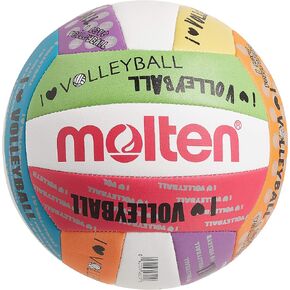 Molten MS500-SWIRL Recreational Camp NCAA طبق الأصل للكرة الطائرة الحجم الرسمي