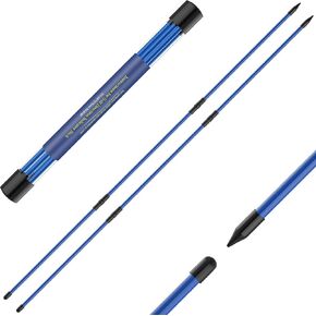 Seticek Golf Alignment Sticks 2 Pack، ترقية 48 "قابلة للطي عصا تدريب الجولف للمساعدة في التصويب والوضع ومدرب التأرجح الكامل وعصي تدريب الجولف مع علبة أنبوبية شفافة in Kuwait