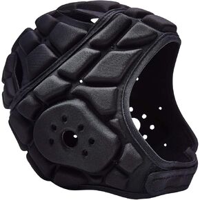 COOLOMG Soft Shell Flag Football Helmet 7v7 Rugby Helmet Scrum Cap Soccer Padded Headgear Adjustable Head Protector for Youth Kids Adults Multi Colors