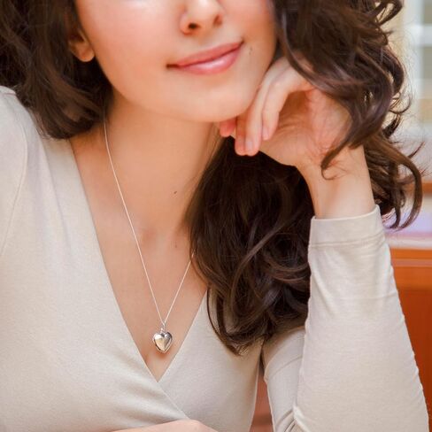 توسكانا فضة المرأة الاسترليني فضة القلب قلادة/قلادة المنجد in Kuwait