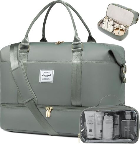 LOVEVOOK Travel Bag Weekender Bags for Women, Carry on Overnight Bag with Shoe Compartment,Duffle Bag with Laptop Pocket,Hospital Bag for Labor Delivery,Gym Tote Bag with Toiletry Bag in Saudi Arabia
