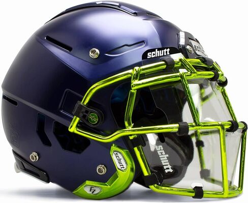 Schutt Splash Shield لقناع الوجه لخوذة كرة القدم - يحسن النظافة ويحمي من السعال والعطس والبصق والعرق - شفاف غير ملون لسهولة الرؤية in Saudi Arabia