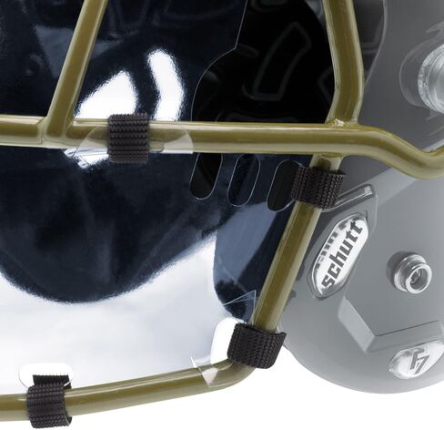 Schutt Splash Shield لقناع الوجه لخوذة كرة القدم - يحسن النظافة ويحمي من السعال والعطس والبصق والعرق - شفاف غير ملون لسهولة الرؤية in Saudi Arabia