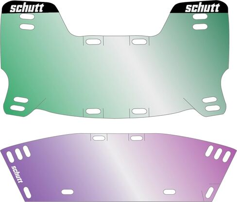 Schutt Splash Shield لقناع الوجه لخوذة كرة القدم - يحسن النظافة ويحمي من السعال والعطس والبصق والعرق - شفاف غير ملون لسهولة الرؤية in Saudi Arabia