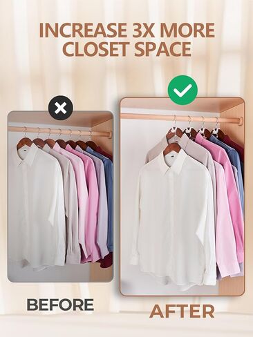HOUSE DAY Space Saving Hanger Hooks 60 Pack, Black Clothes Hanger Connector Hooks, Heavy Duty Hanger Hooks Space Saver, Premium College Dorm Room Essentials, Good Closet Organizers and Storage in Saudi Arabia