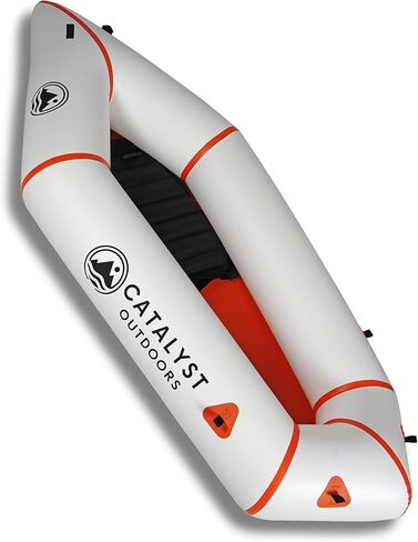 Ultra-Lightweight Keystone 210 Inflatable Kayak for Adults & Kids - 1 Person Packraft, Durable TPU, Compact, Rapid Inflate, Ideal for Fishing & Adventure in Kuwait