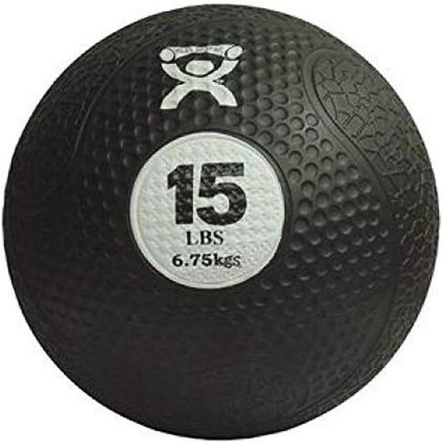 CanDo Rubber Medicine Balls, 2lbs, Yellow in Saudi Arabia