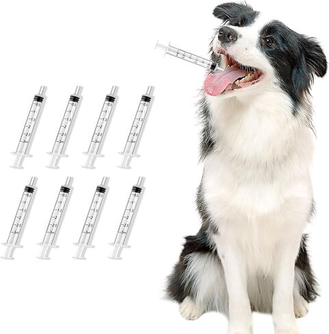 3ml Oral Dispenser Feeding Syringe - Pack of 100 Pet Syringes for Puppies, Kittens, and Small Animals in Saudi Arabia